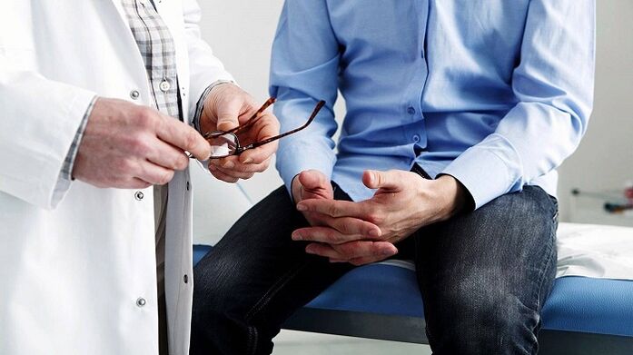 Referral to a specialist in prostatitis
