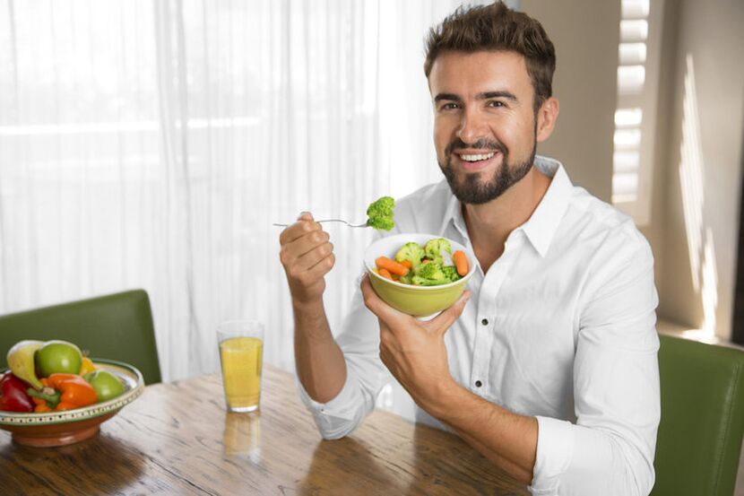 Proper nutrition for prostatitis in men