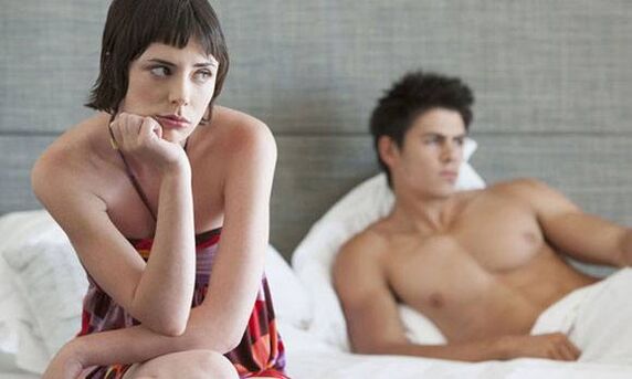 lack of sex with prostatitis in men