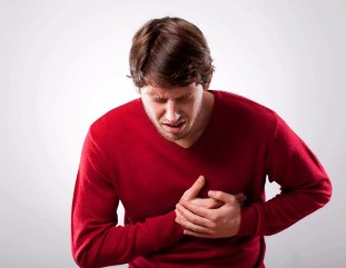 Pain in the heart area